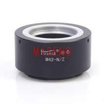 M42-N/Z 어댑터 링 삼각대 m42 렌즈 용 nikon Z Z6 Z7 NZ z50 미러리스 카메라 바디, 01 only adapter