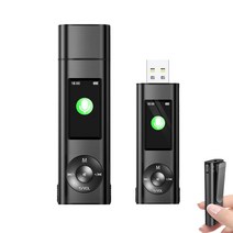 QZT 초소형 USB 녹음기 ZD52-16GB 블랙