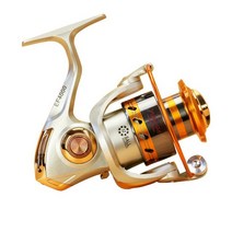 4점대베이트릴Yumoshi EF500-9000 12BB 5.2:1 금속 스피닝 낚시 릴 플라이 휠 담수/바닷물 바다 낚시 스피, 01 금_01 12_04 4000의 시리즈