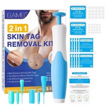자동 스킨 태그 리무버 펜 업그레이드 스킨 태그 amp 두더지 제거 키트 무통 앰프 소형에서 대형 2mm 8mm 스킨 태그를 안전하게 제거, 푸른, [01] Blue