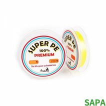 기타 싸파 프리미엄 단색 슈퍼P.E합사낚시줄 200m 11종 택1, 5호