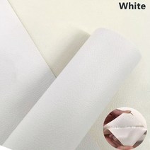 가죽쇼파 리폼 수리 천갈이 소파 패치 테이블 의자 스티커 셀프 접착 가죽 스티커 DIY PU 인조, 50x70cm, White
