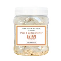 권뱅푸드 국내산 배 도라지차 100티백 건조 도라지+배, 200g, 1개