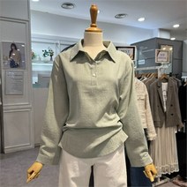 무자크 sh06 반오픈 셔링 오픈 블라우스 N2WBL04