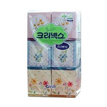 크리넥스)정사각티슈(100콤비-100매x6개) HONI 345440EA, 본상품선택