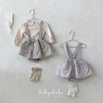 유아 베베 요미 레이스 멜빵 스커트 아동 아기 봄 가을 남아 여아 멜빵 치마 블루머 외출복 등원룩