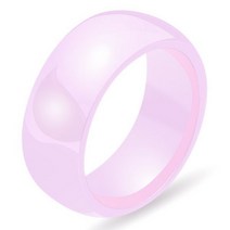 세라믹반지 비즈 아크릴 실반지세트 여성을 캐주얼 라이트 블랙 화이트 세라믹 반지 컷 표면 쥬얼리 여성 드롭