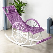 흔들의자 등나무 의자 어른 낮잠 누운 의자 거실 게으른 의자 노인 흔들의자 발코니 레저 의자, 스타일26