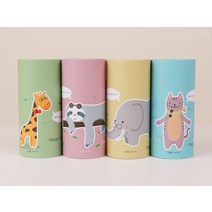 호쿠호니 여행용티슈 휴대용휴지 미니 화장지 먼지안나는 일회용 차량, 코끼리