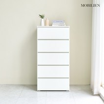 모빌리엔 안나 5단 와이드 깊은 서랍장