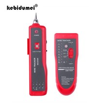 Kebidumei 이더넷 LAN 네트워크 케이블 테스터 RJ11 RJ45 Cat5 Cat6 전화선 추적기토너 감지기 파인더, 단일옵션