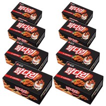 농심 닭다리핫숯불바베큐 간식 과자 66g, 8개