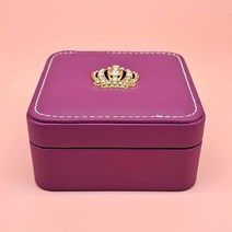 바미샵 왕관사각 보석함 2종 택1 휴대용 여행용 악세사리보관함 b0553