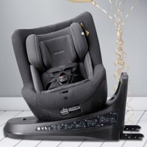 다이치 원픽스360 ISOFIX 카시트 회전형 + 썬바이저 세트, 모던 차콜