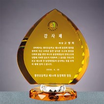 환갑칠순 크리스탈상패 선물패 선물용 상패, 선택옵션