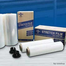오공 스트레치필름 1박스 4롤세트 공업용랩(18micx400미터), 단품