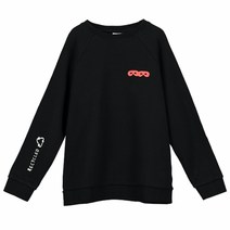 [보러브스] 키즈 맨투맨 Black Double Hero Mask Raglan Sleeve Sweater BL020