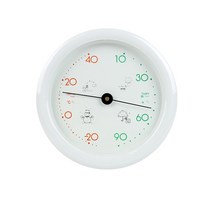 JOG643100원형온습도계 포시즌 국산 습도계 온도계 실내 벽걸이, 1