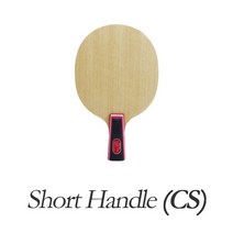 테니스 라켓 용품 sanwei original h10 (1-ply 히노키) 탁구 블레이드 솔리드 사이프러스 탁구 박쥐, 짧은 핸들 CS