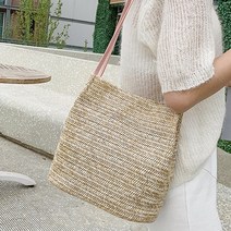 썸머가방 밀짚 왕골 라탄 3컬러여성숄더백 LKB555