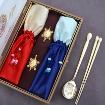 [무료선물포장/레이져각인가능]수저나라 건강금거북 티타늄수저세트, A스타일+무료선물포장+쇼핑백