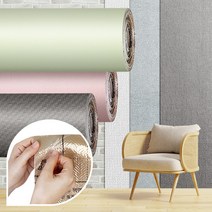 크레파펠 1Mx40M 풀바른실크벽지 접착식도배 포인트아파트 원룸 셀프도배, 크레파펠타탄1Mx40M 화이트