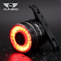 RUNBIRD 감속센서 자전거 후미등 IPX6 등급, 1개