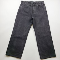 무신사스탠다드 청바지 흑청 아메카지 와이드 사이즈33