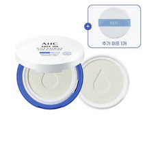 AHC 홈쇼핑 최신상 AHC 세이프온 시카 카밍 선쿠션 박세리 썬쿠션 본품+리필+추가 퍼프, AHC 시카 카밍 선쿠션