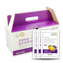 무안 황토 HACCP 저온착즙 도라지배즙 건강즙 건강미인순수, 100ml, 50팩