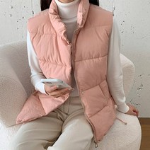 따뜻한 웰론 패딩조끼 여성 조끼 베스트 3컬러