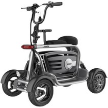 전기삼륜차 노인전동차 노인용 3륜 전기차 충전식, 30km.48V의Dudu3륜2인승흰색표준버전