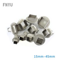 용접 노즐 부품 핫 에어 건 스퀘어 노즐 15-45mm bga 솔더링 스테이션 재 작업 스테이션 범용 bga 티타늄, One Color_45x45mm, 10 45x45mm