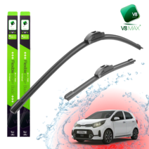 기아 모닝와이퍼 모닝어반 올뉴모닝 더뉴모닝 뉴모닝 와이퍼교체 1세트, 600mm 350mm(세트)