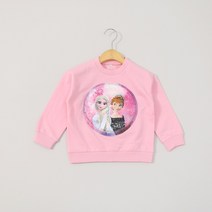 봄가을 엘사안나 반전스팽글 맨투맨 유아동 여아 공주 긴소매티 BT03