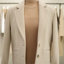 주크 NC02 카라넥 베이직 울 자켓 V224MSF944