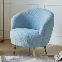 가벼운 럭셔리 싱글 소파 의자 레저 작은 아파트 거실 의류 매장 침실 게으른 더블 북유럽 패브릭 소파, 07 80cm    7