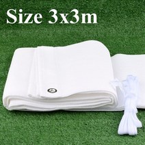 차양막 그늘막 컨테이너하우스 차광막 테라스가림막 어닝 옥상 캐노피천막 hdpe, 3x3m