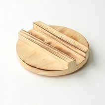더하다하우스 돌솥 뚝배기 가마솥, 원목 뚜껑 2~3인용