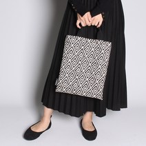 MARKED BLACK DIA 에코백 여성 토트백 핸드메이드