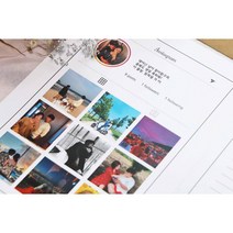 #인스타그램 편지2, 9컷으로 다르게 2장, 추가1장 (총 2장)
