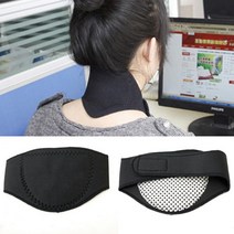 목주름베개 숙면 목에좋은 베개 새로운 자발적 난방 자기 목 보호 벨트 패드 마사지 사무실 따뜻하게 유지 휴대, 03 W