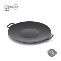 리빙아트 아이언 IH 인덕션 그리들팬 30cm(손잡이포함)