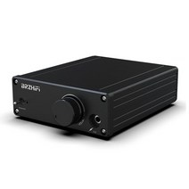 Lyele 오디오 80w 2 infineon ma12070 디지털 전력 증폭기 초저 왜곡 2 채널 하이파이 증폭기 미니 앰프 dc15v-19v, 검은색, 전원 공급 없이