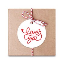 (주)아트인 러브유 태그(30장)