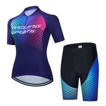 전기자전거 스페셜라이즈드 세트 여성 사이클링 저지 Sportwear 의류 산악 자전거 반바지 저렴한 도매 145394, XL, Pic color 2