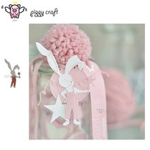 모양 틀 다이컷 piggy craft 금속 절단 금형 토끼 스타 스크랩북 종이 공예 칼 금형 블레이드 펀치 스텐실, f-661