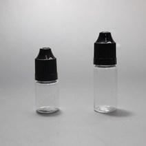 뾰족공병 - 5ml / 10ml 투명블랙캡 (선택), 50개
