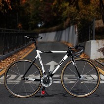 자전거 프레임 LEXON새로운 고정 기어 세트 Superlight AL7005 트리, WHITE+560