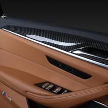 BMW 5시리즈 G30 카본 실내몰딩 용품 540d 540i 530i, 05. 오디오공조기패널 (1P)